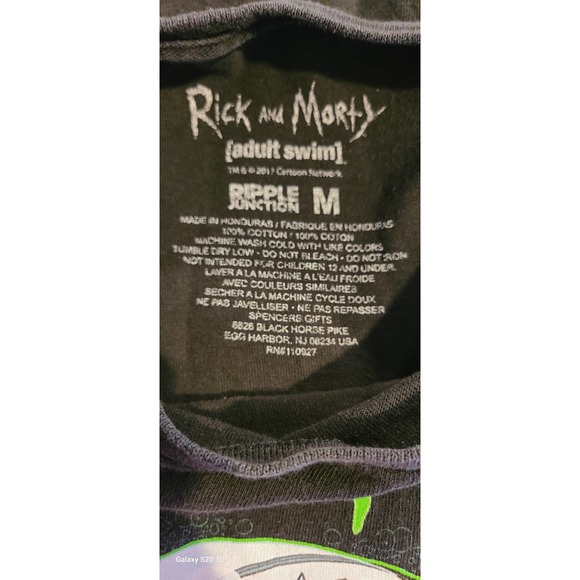 Rick and Morty t shirt  adult swim M Ripple Junction spaceship 2012 tee - Picture 3 of 3